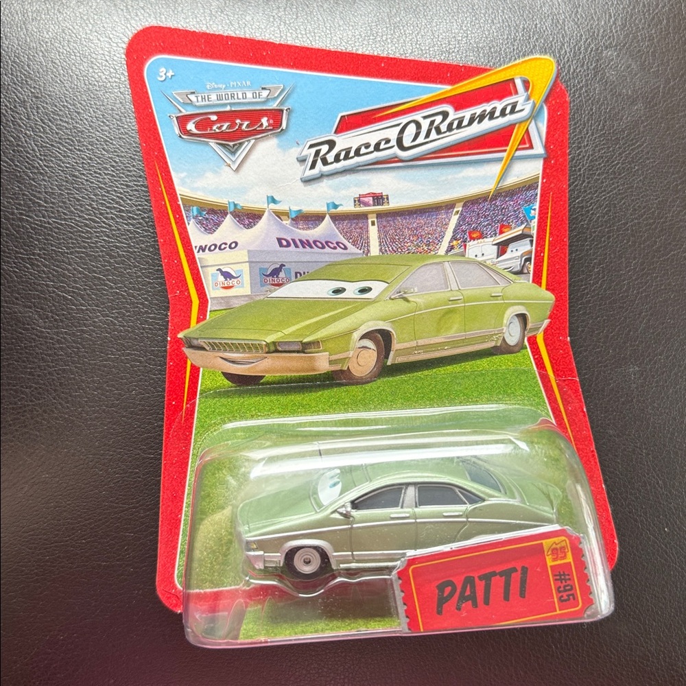 Mattel Green Race Car Toy - Patti